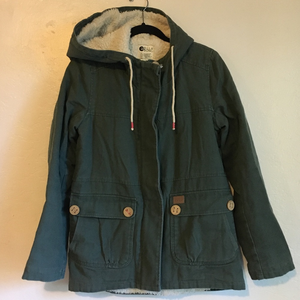 Billabong Olive Green Coat